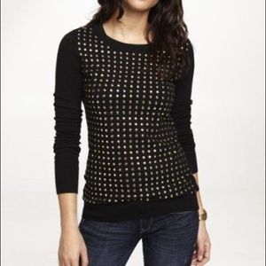 Black Studded Sweater